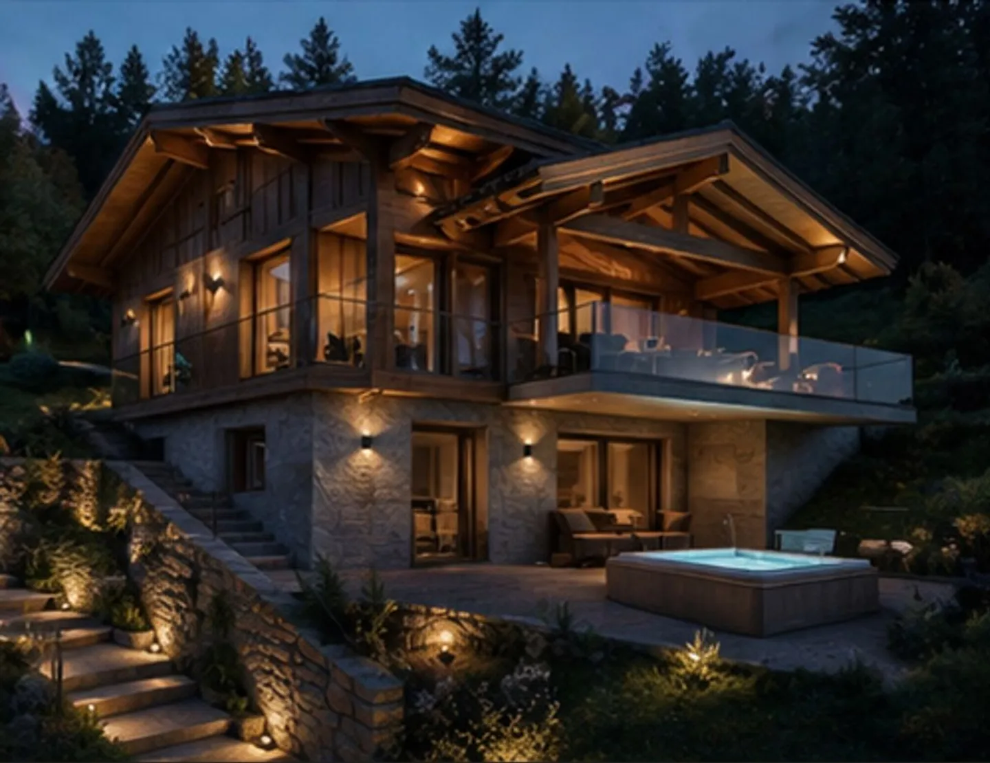TZOUMAZ - Myosotis Luxury Chalet with Unobstructed View - Photo 8 of 9
