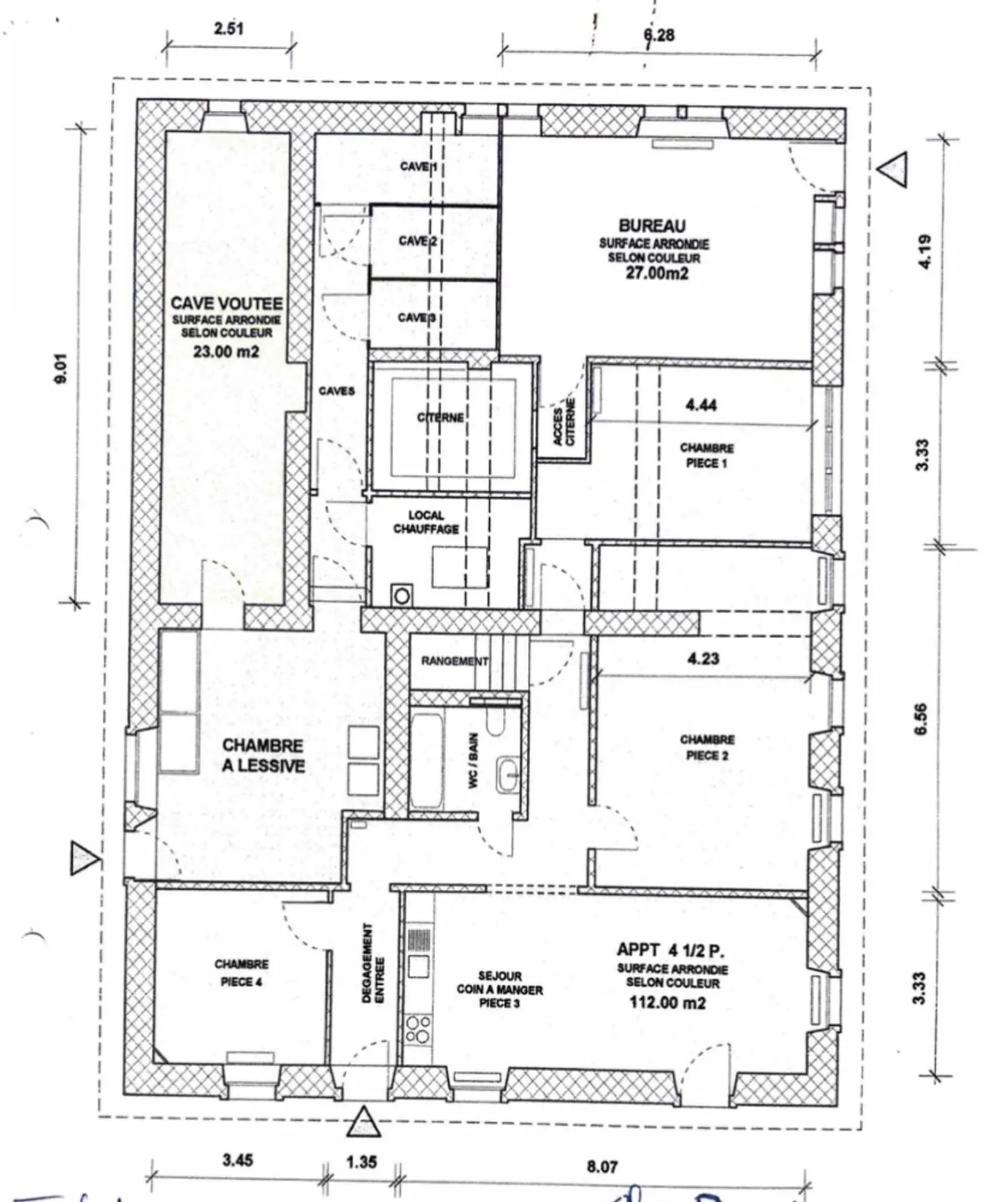 A BALLAIGUES - bel palazzo di rendimento con 5 appartamenti, 2 depositi e 9 posti auto - Foto 12 di 13