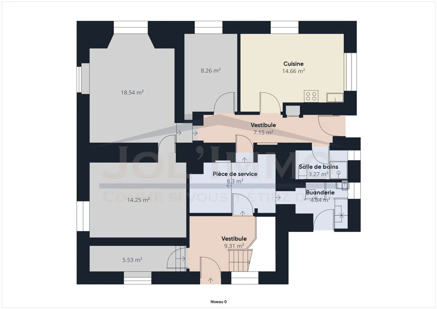 Appartement de 4,5 pièces au 1er avec entrée séparée - Photo 12 sur 13
