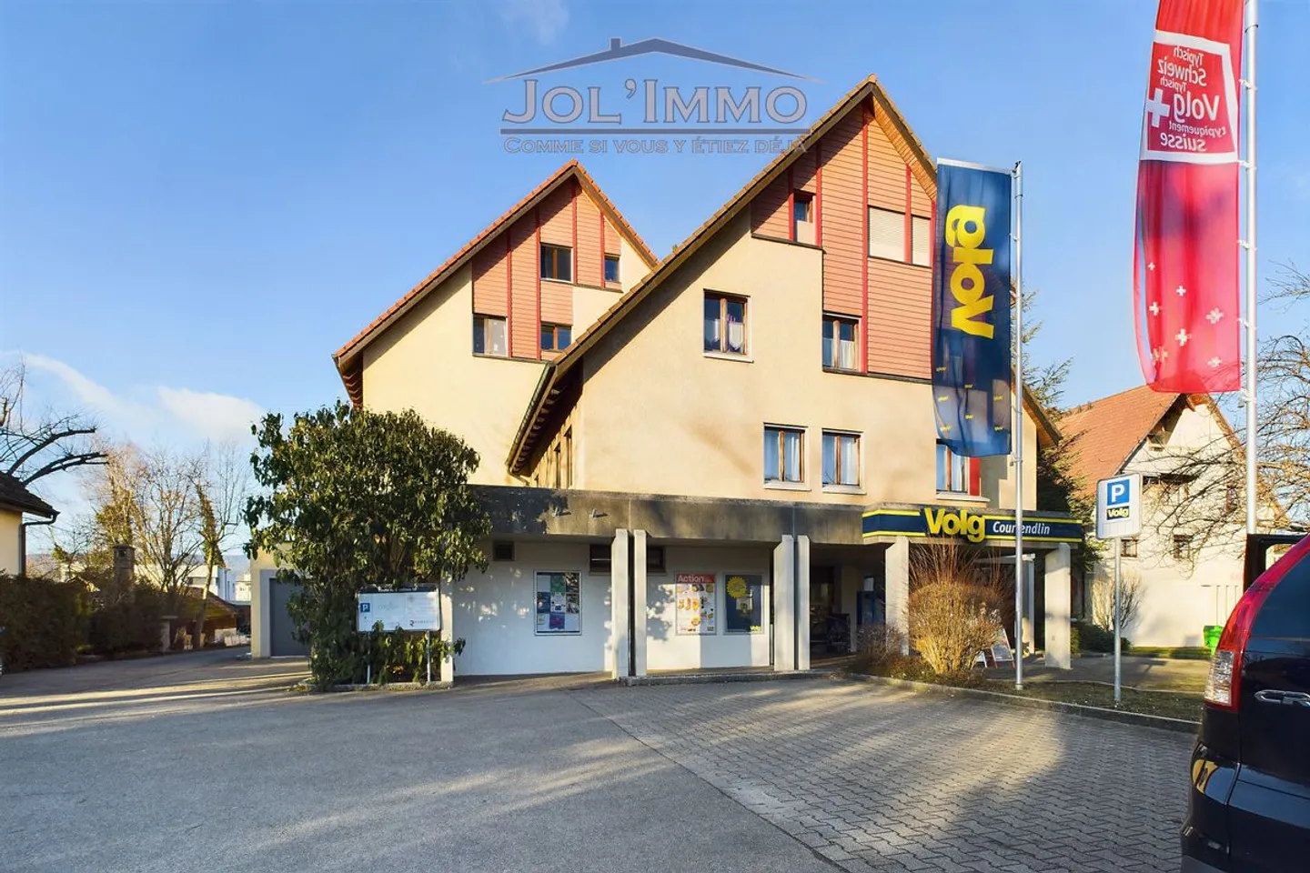 Schöne Duplexwohnung im Zentrum des Dorfes Courrendlin - Foto 12 von 12
