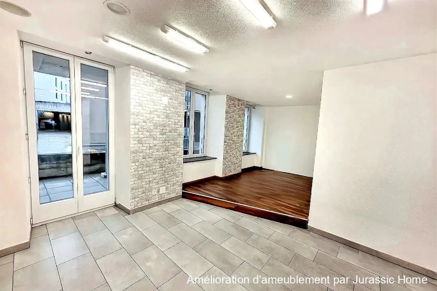 Unique commercial space with terrace for rent in the heart of Porrentruy - Photo 1 of 7