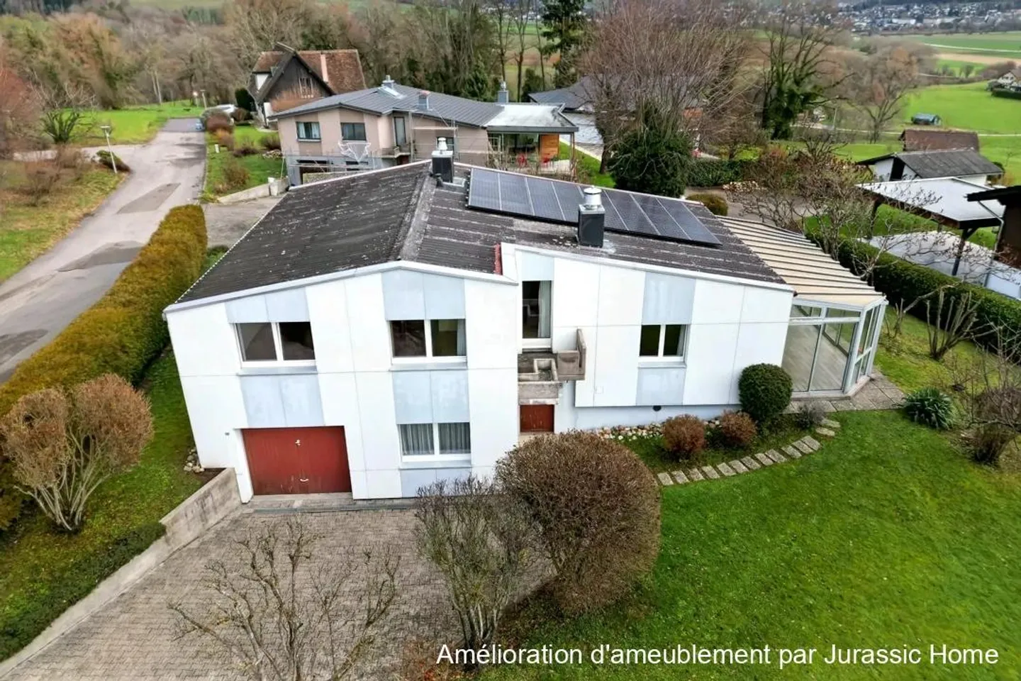 Superbe maison 5.5 pièces dans une impasse - grands volumes, vue imprenable et modernité à Courtedoux - Photo 4 sur 13