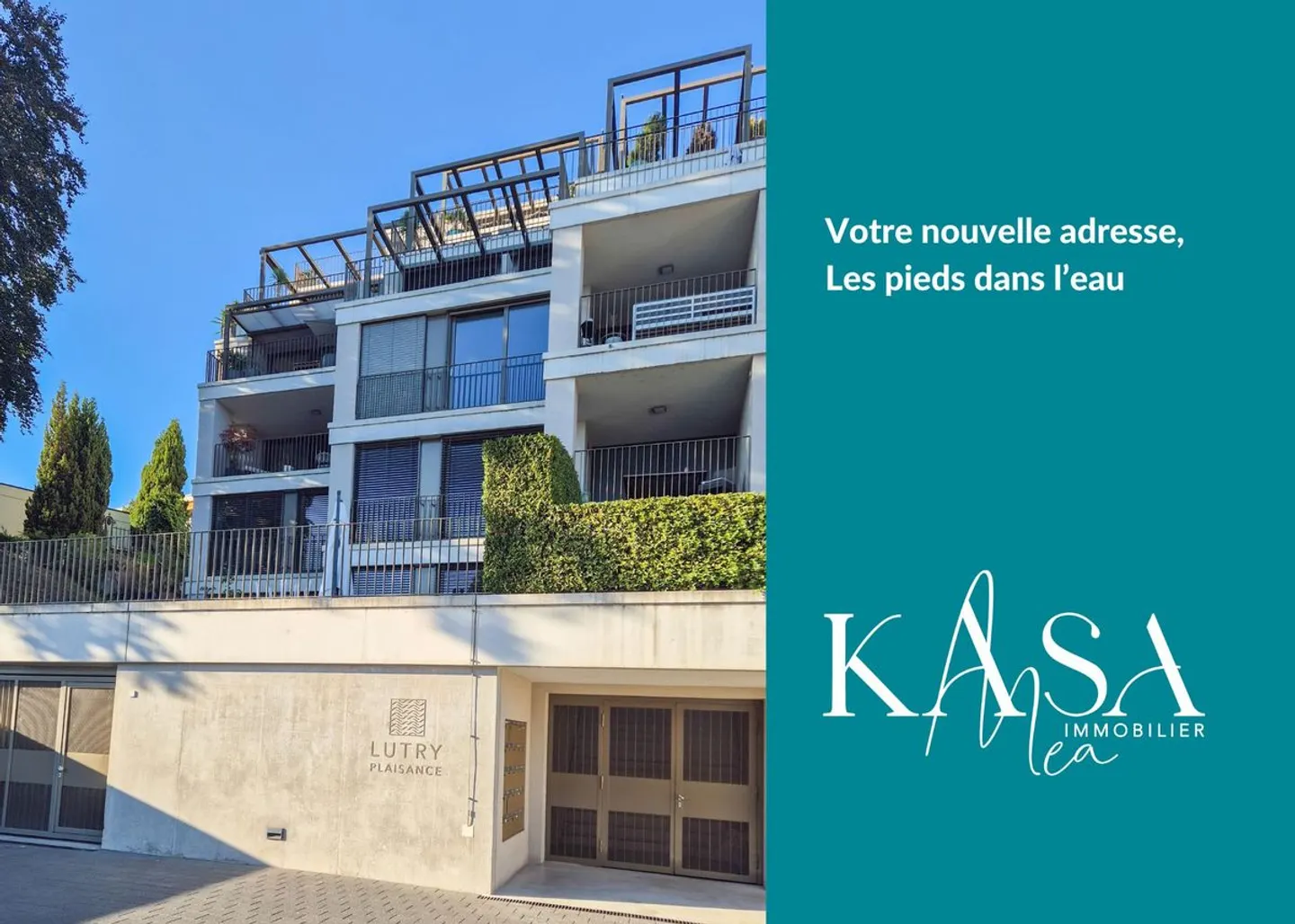 Appartement à 150m du lac - Immeuble de standing - Photo 1 sur 8