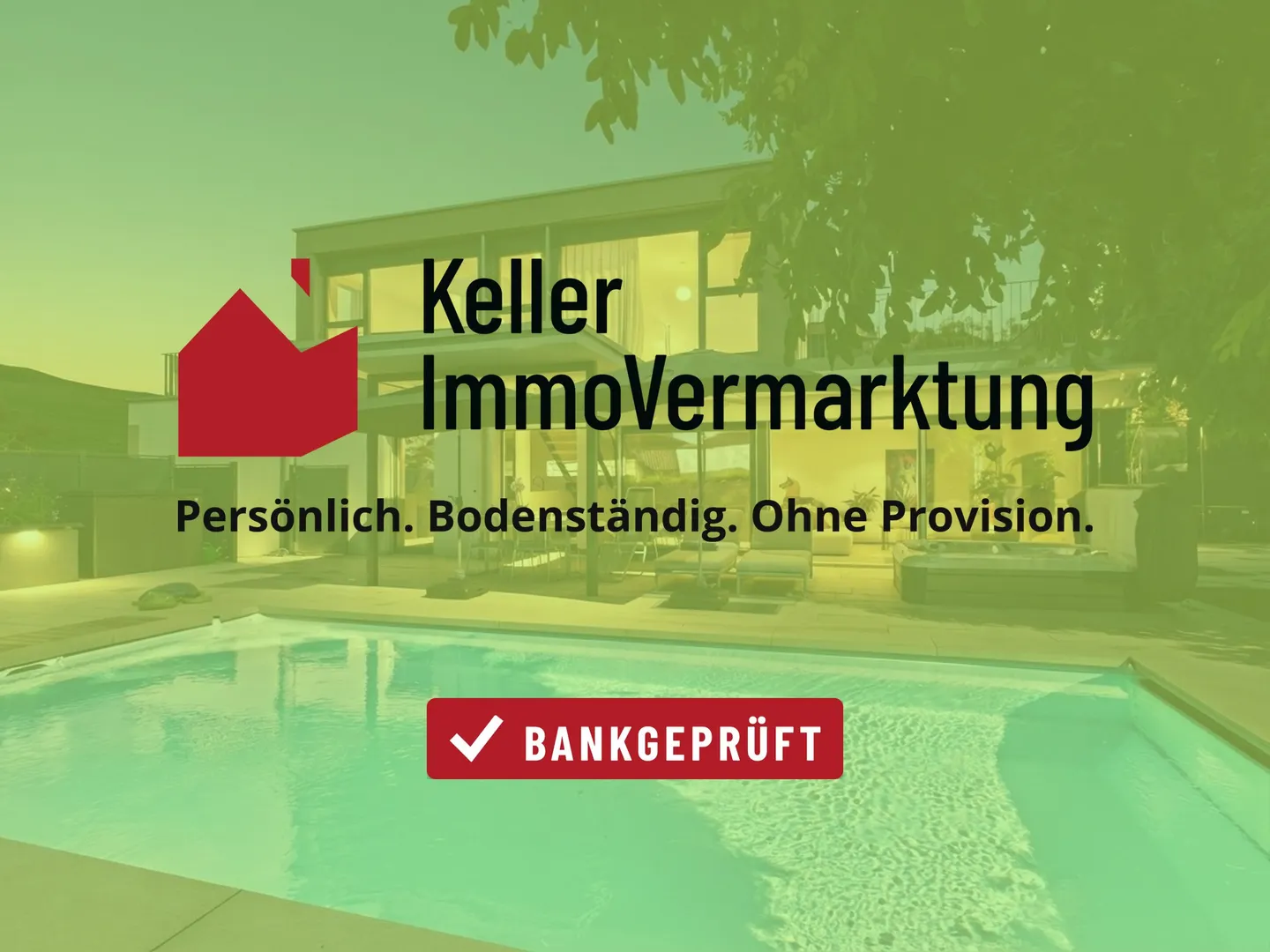Modernes Einfamilienhaus mit Pool - Foto 1 von 12
