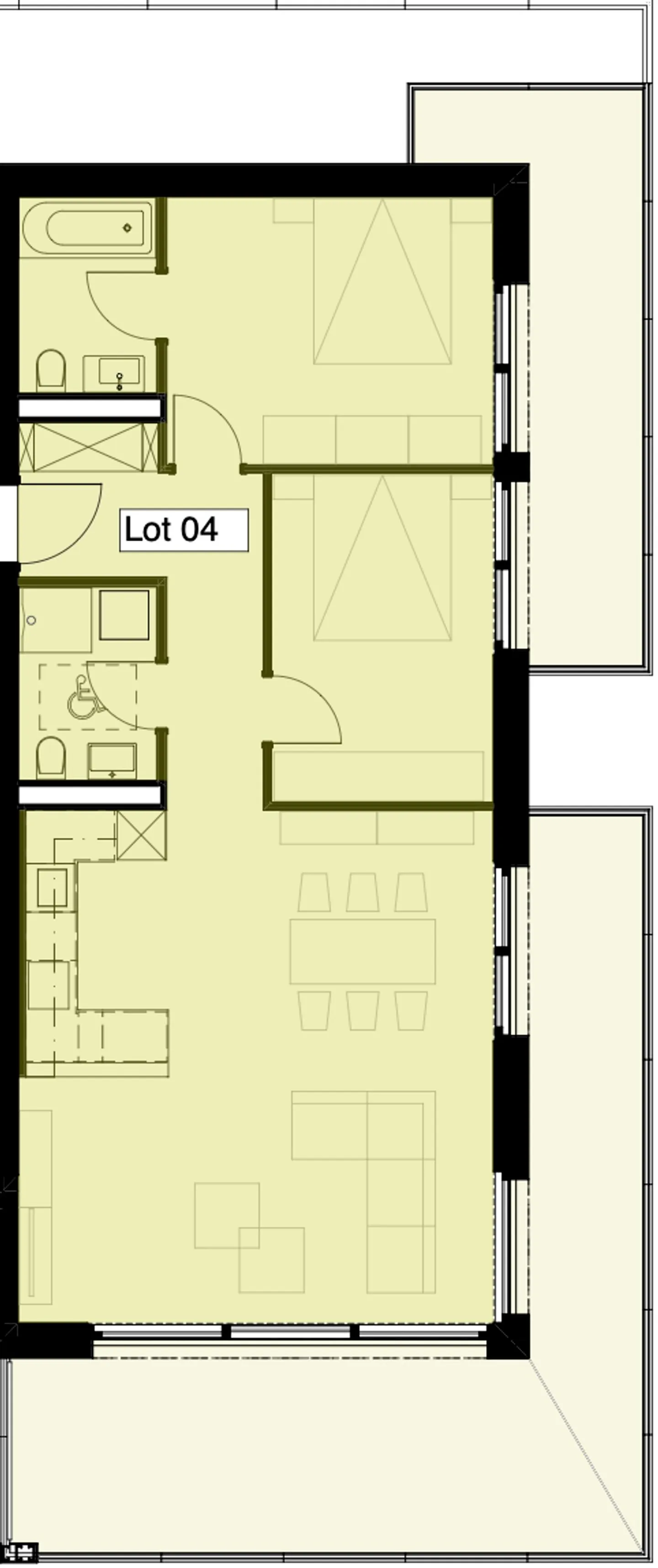 Letzte neue 3,5-Zimmer-Luxuswohnungen mit ruhigem Seeblick zu vermieten - Foto 3 von 3