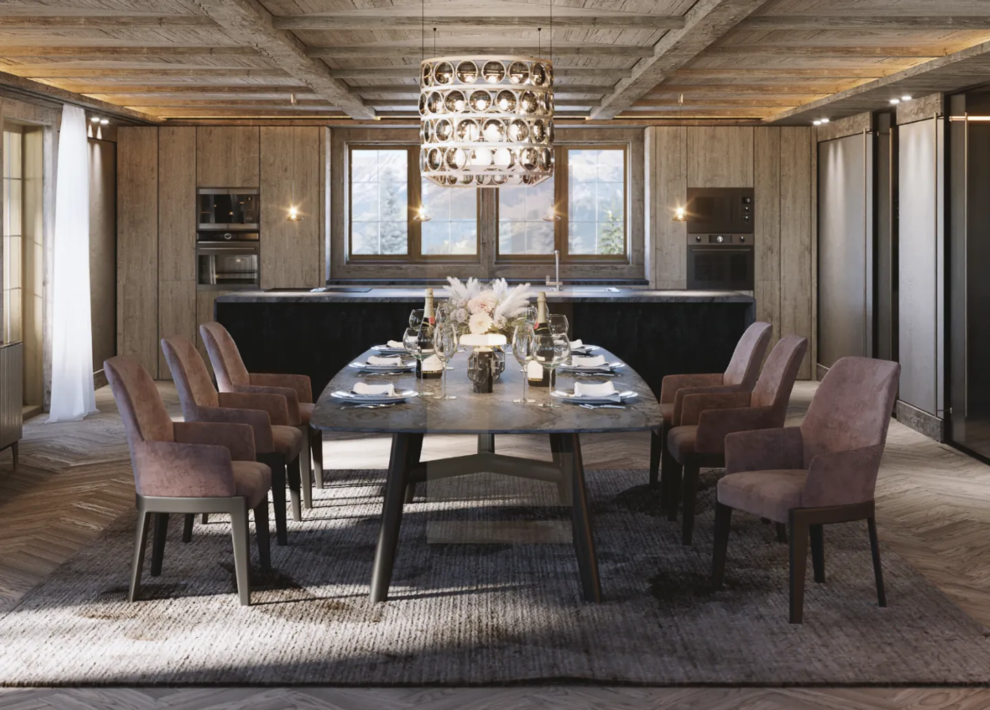 Eine außergewöhnliche Wohnung im Herzen von Gstaad - Foto 4 von 13