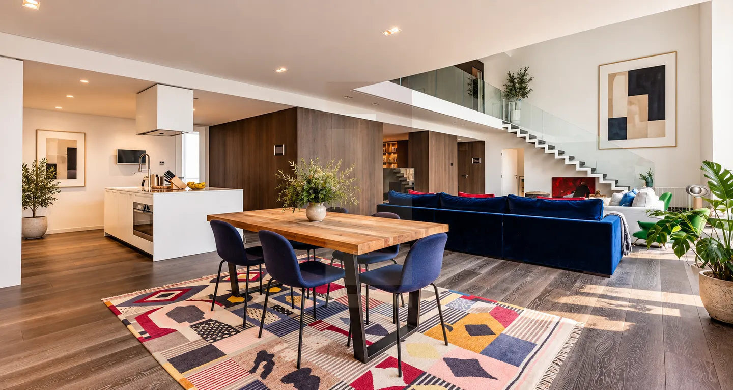 Elegant contemporary duplex with double height and hotel services - Photo 3 of 10