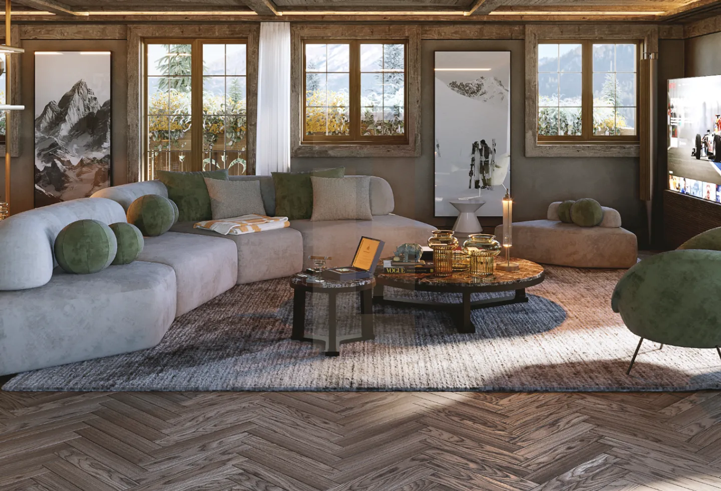 ONE LIFE GSTAAD | Die Kunst des alpinen Lebens in völliger Intimität - Foto 3 von 8