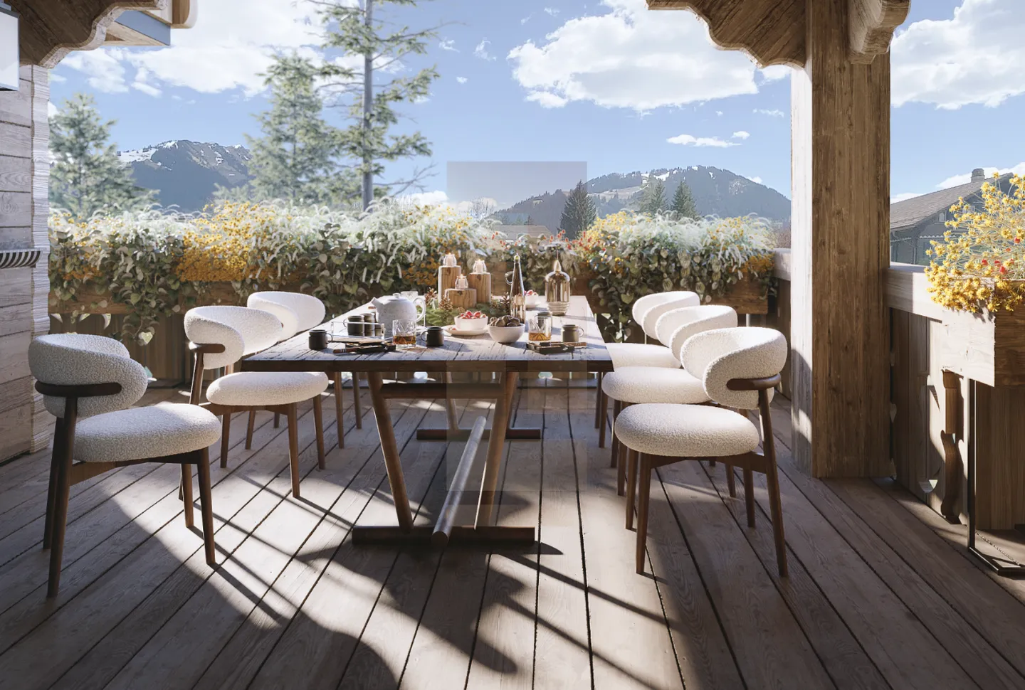 Eine außergewöhnliche Wohnung im Herzen von Gstaad - Foto 9 von 13