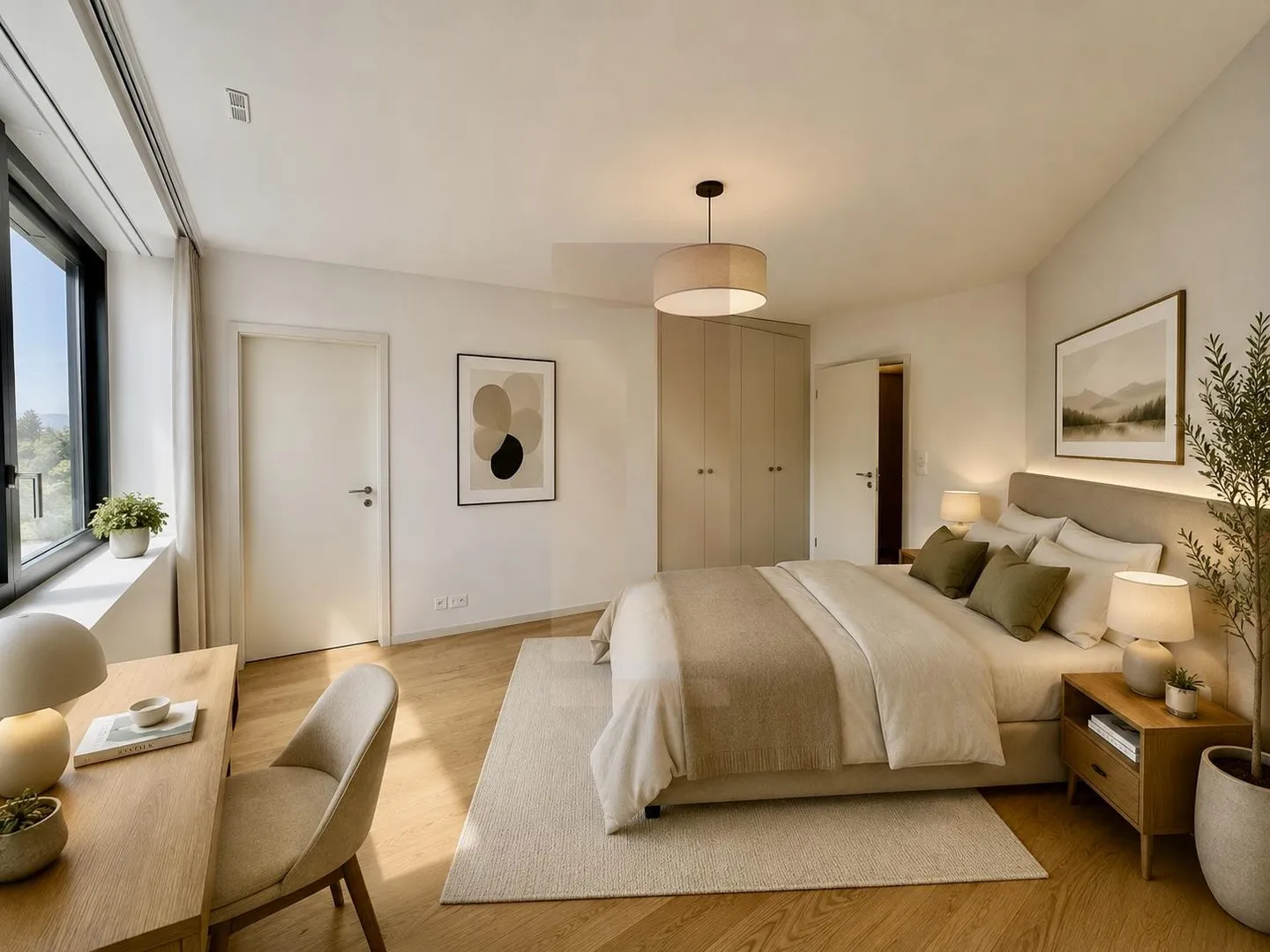 Beautiful family apartment in the center of Vesenaz with lake view - Photo 11 of 13