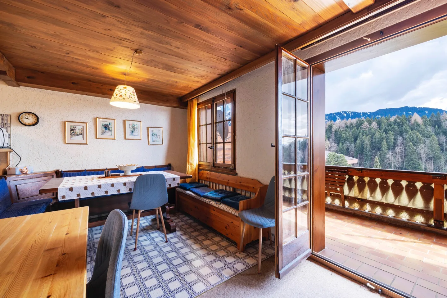Duplex-Wohnung mit Innenparkplatz in Leysin - Foto 4 von 9