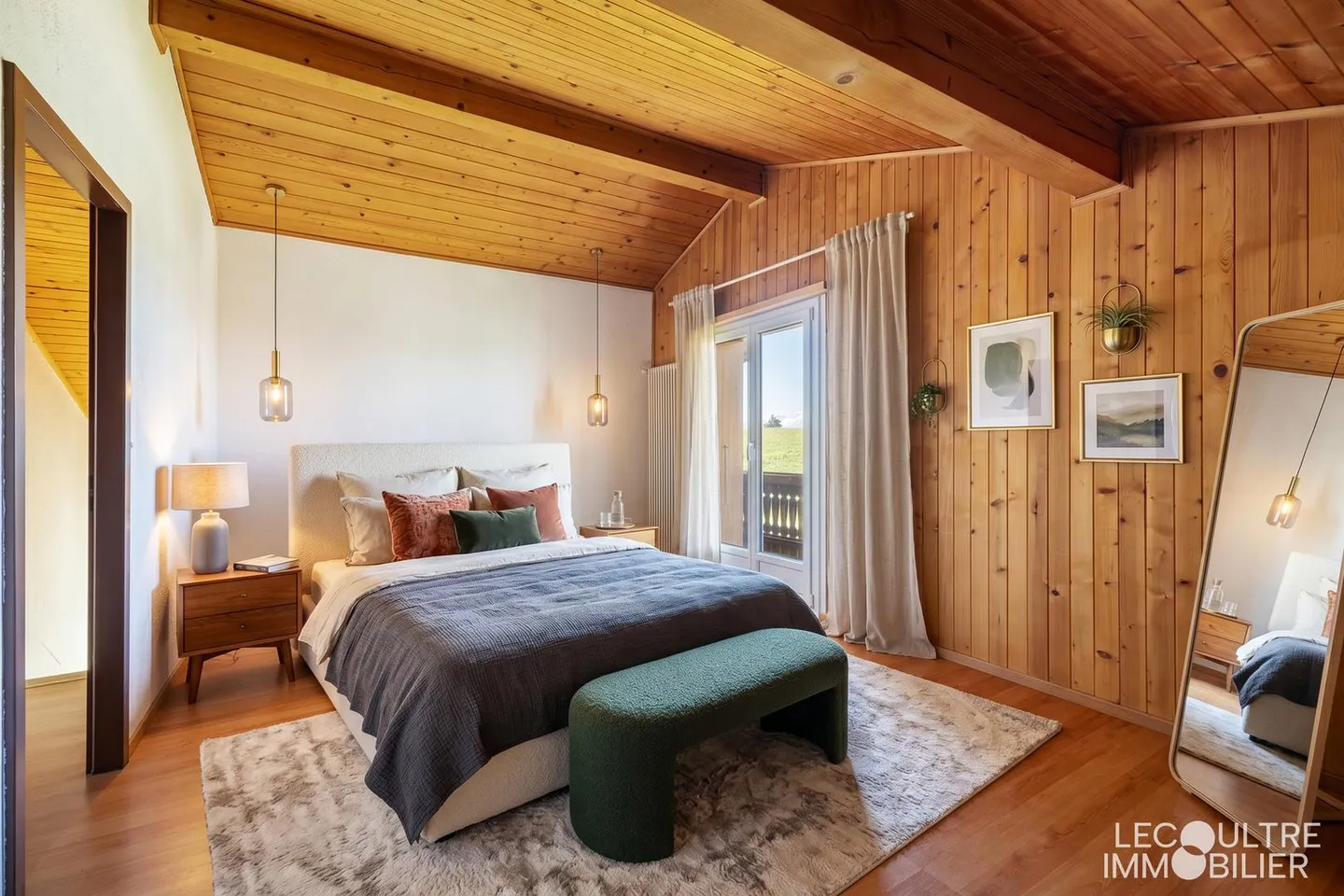 Leysin - Individuelles Chalet mit 4,5 Zimmern in begehrter Lage - Foto 6 von 9