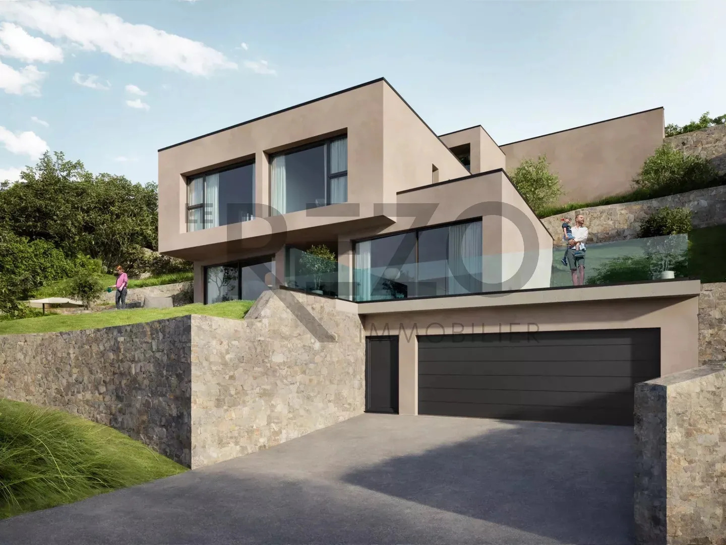 Magnifica villa indipendente sulla collina di St-Léonard - Foto 1 di 9