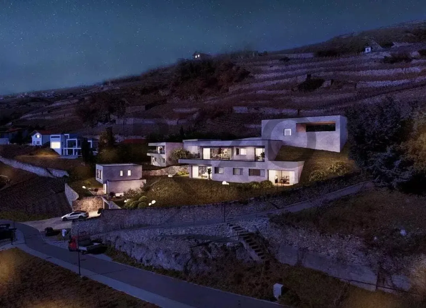 Magnifica villa indipendente sulla collina di St-Léonard - Foto 4 di 9