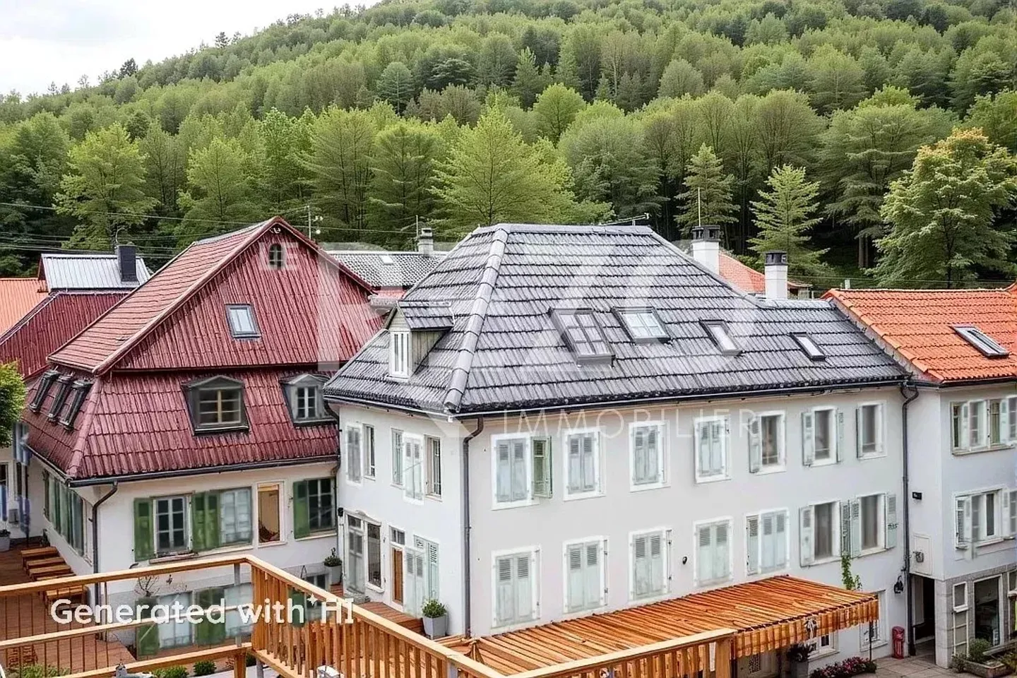 Mixed-use building: 2 commercial spaces + 5 apartments - Photo 2 of 5