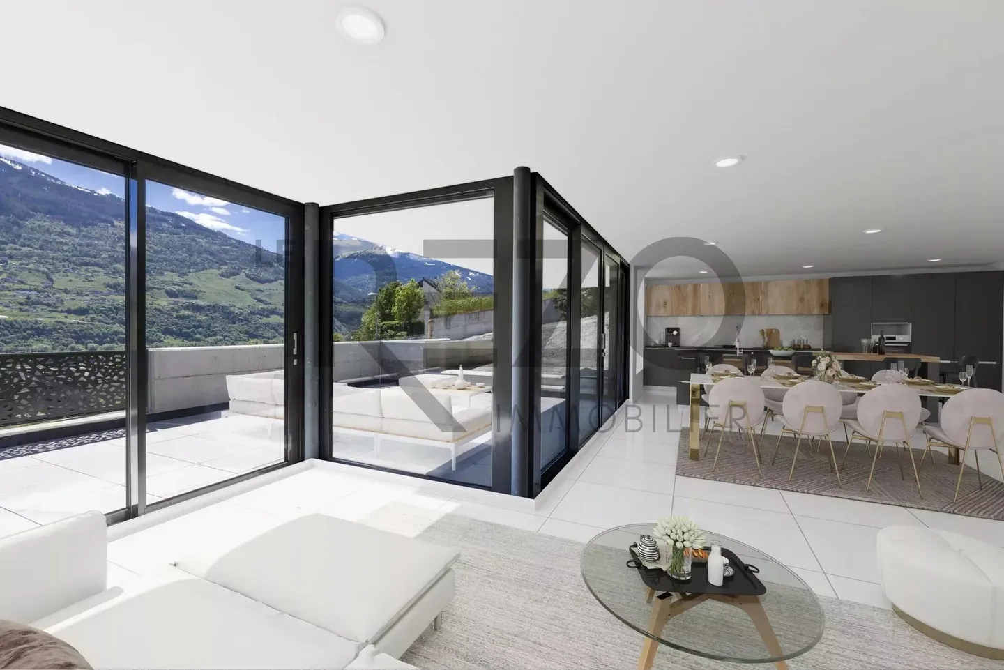 Nuova residenza "Les Terrasses de Gravelone" a Sion - Foto 1 di 13