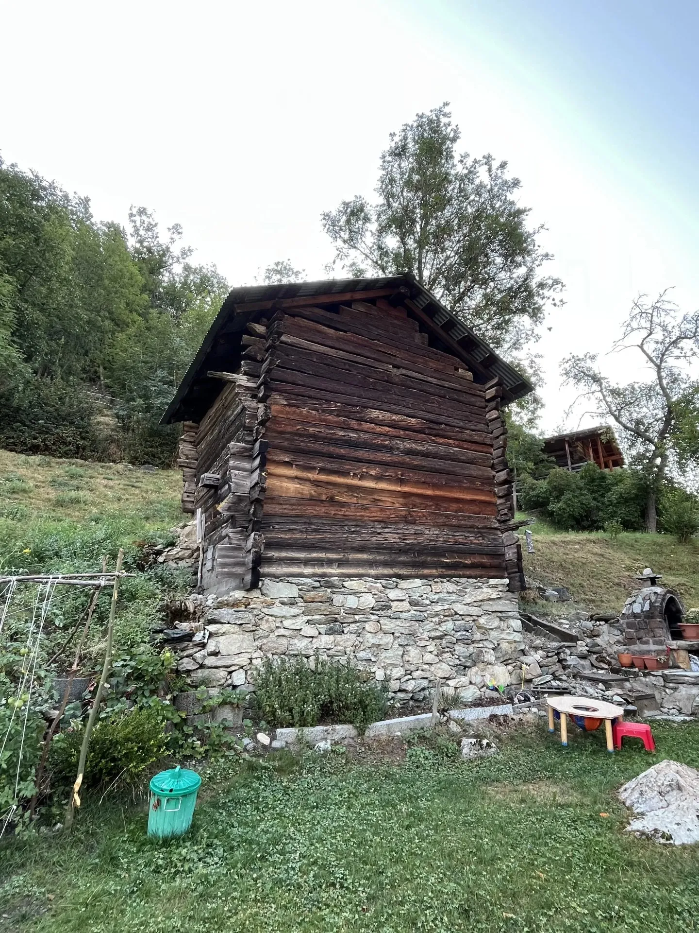Mazot / kleines Chalet zum Renovieren im Herzen des Val d'Anniviers - Foto 1 von 3