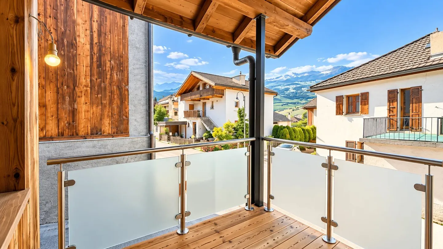 Herzstück in Chalais – Magnificent neues Duplex von 98 m² mit hochwertigen Ausstattungen - Foto 7 von 13