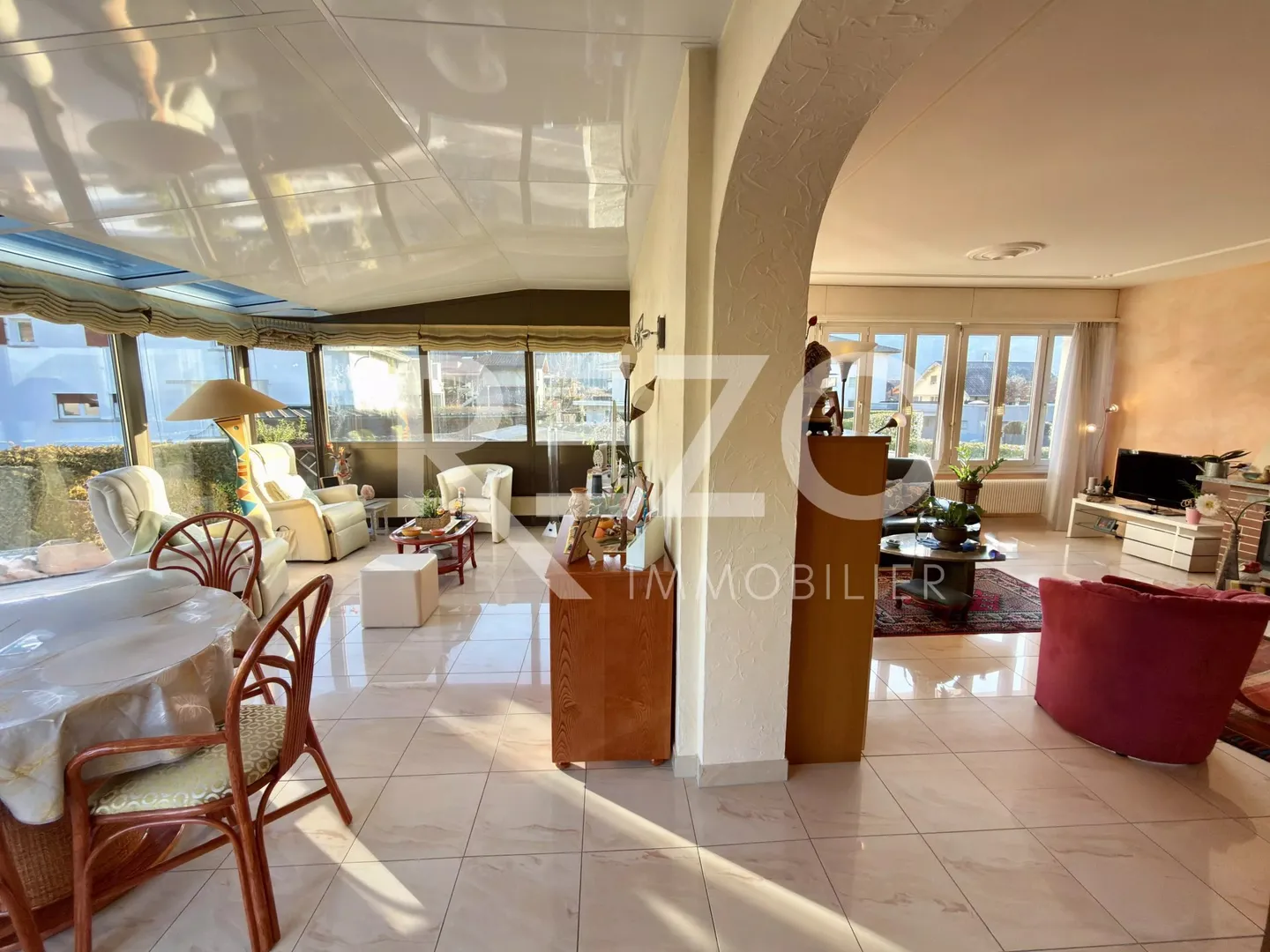 Family house on a beautiful plot of 1205m2 - Uvrier (1958), Sion. - Photo 8 of 13