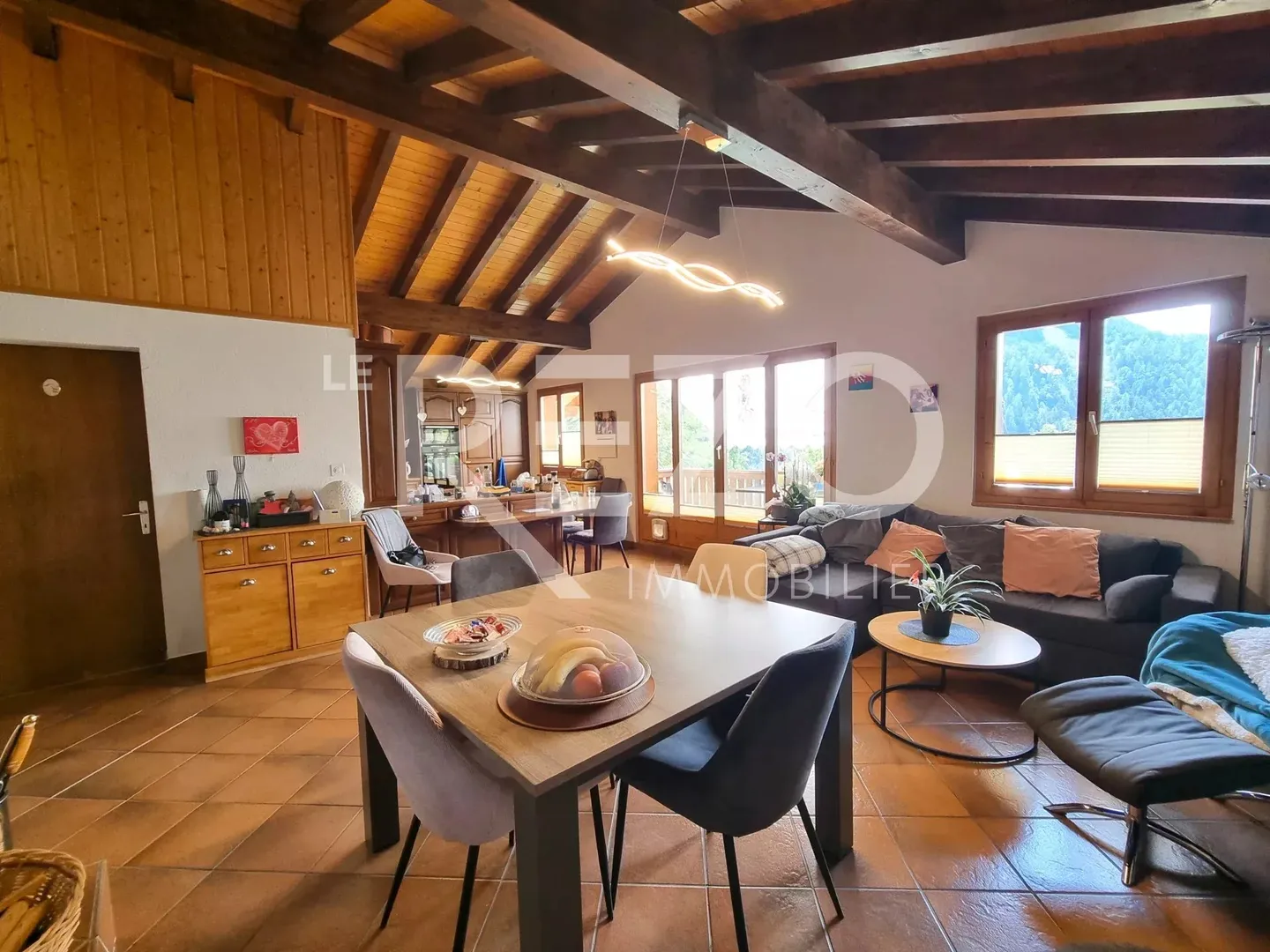 Verkauf 4.5 Zimmer mit Panoramablick - Niouc - Foto 3 von 13