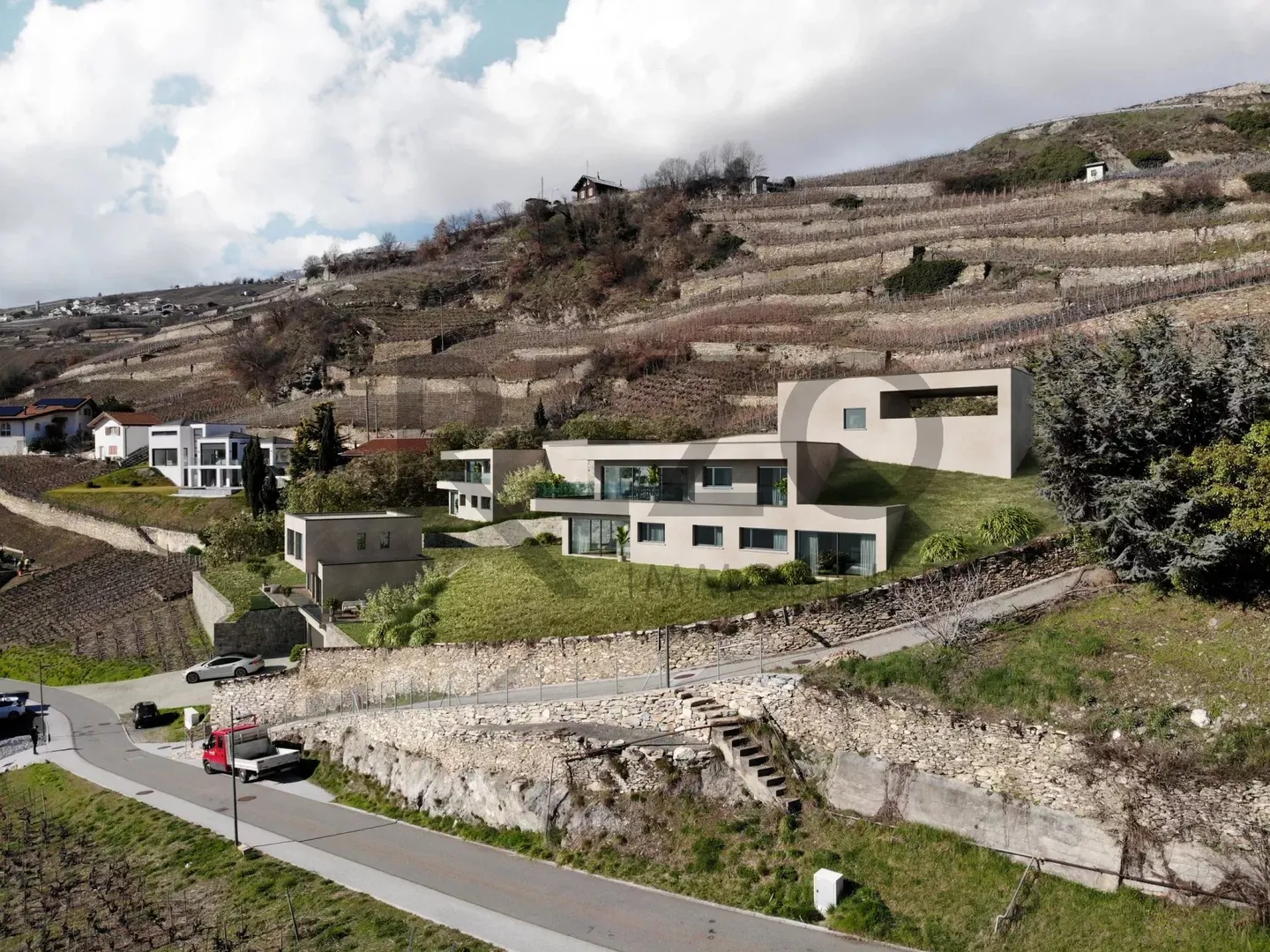 Magnifica villa indipendente sulla collina di St-Léonard - Foto 7 di 9