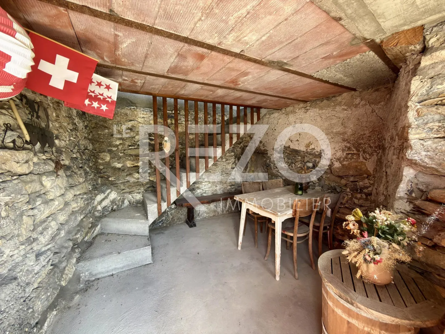 Maison de village 2,5 pièces avec dépendances de 30m2. Ollon, VS. - Foto 12 von 13