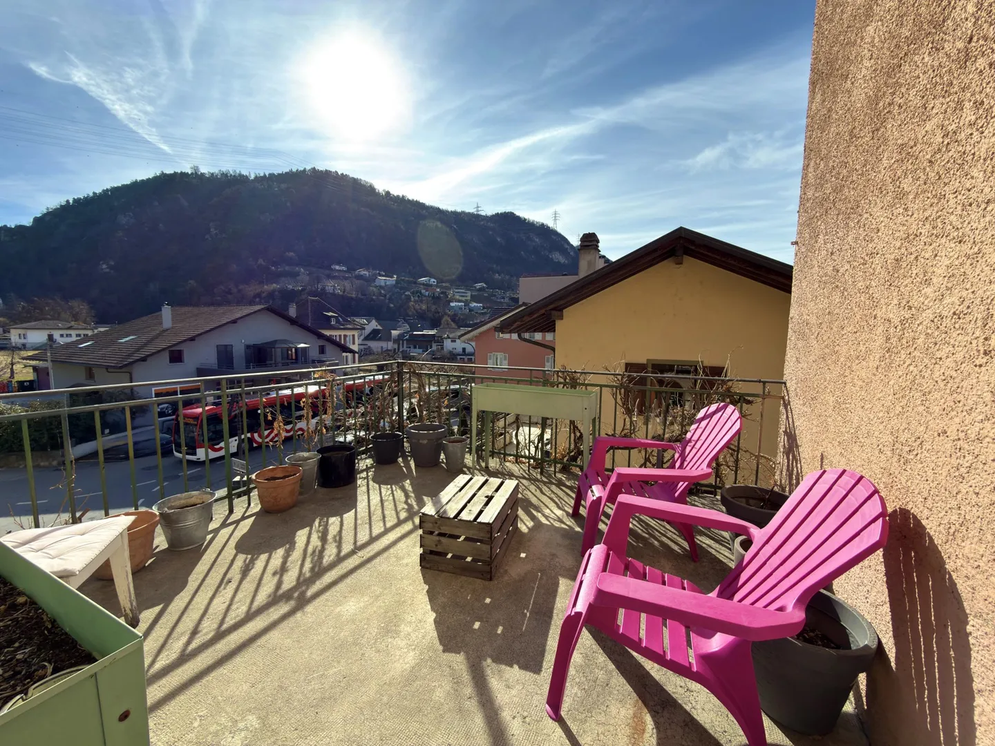 Appartement 2.5p meublé avec terrasse et balcon - Bramois, Sion. - Photo 3 of 13