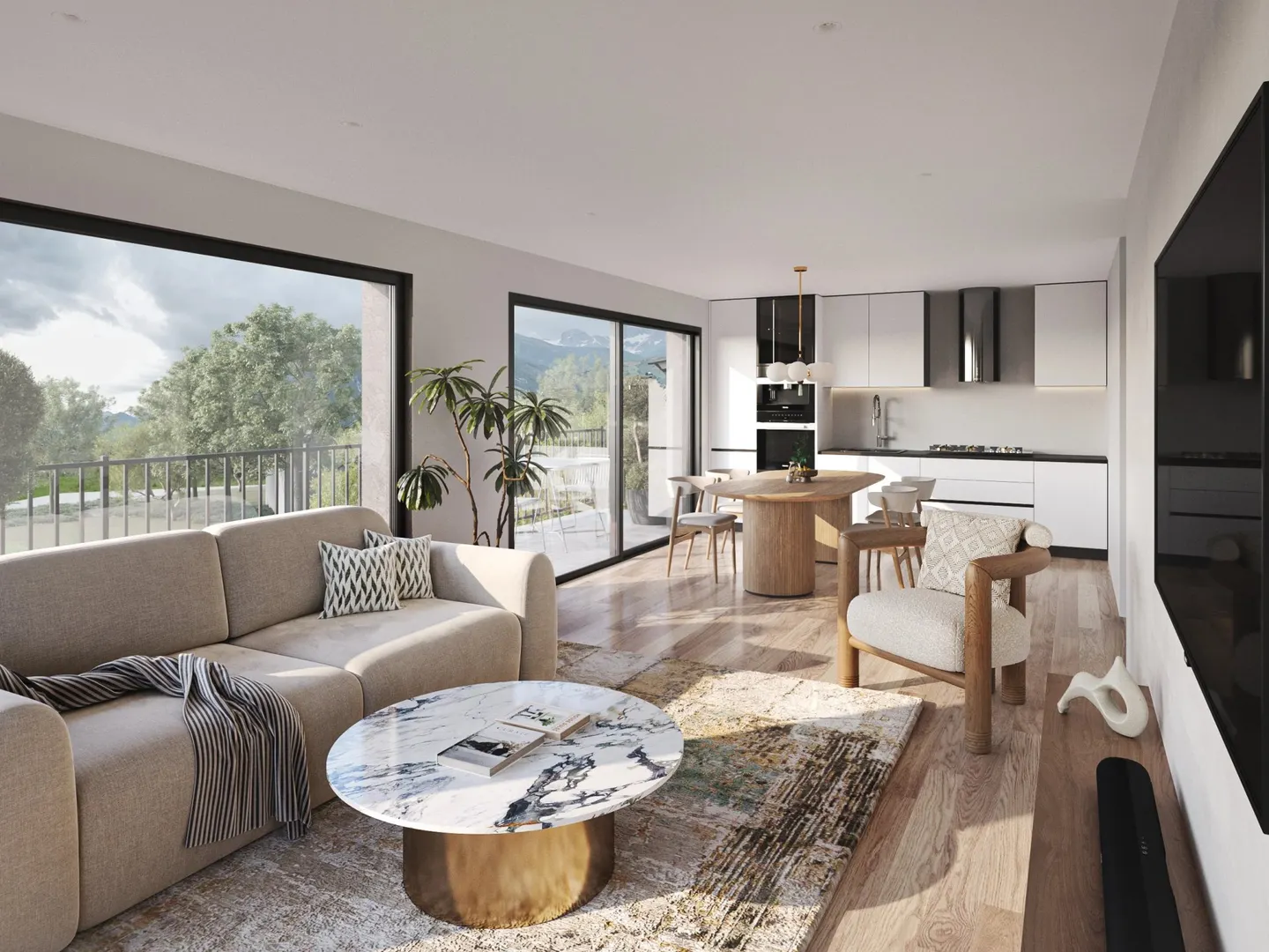 RESIDENZA LADARAÏ, il tuo nuovo appartamento 2.5 a Riddes con terrazza di 16 m² - Foto 4 di 4