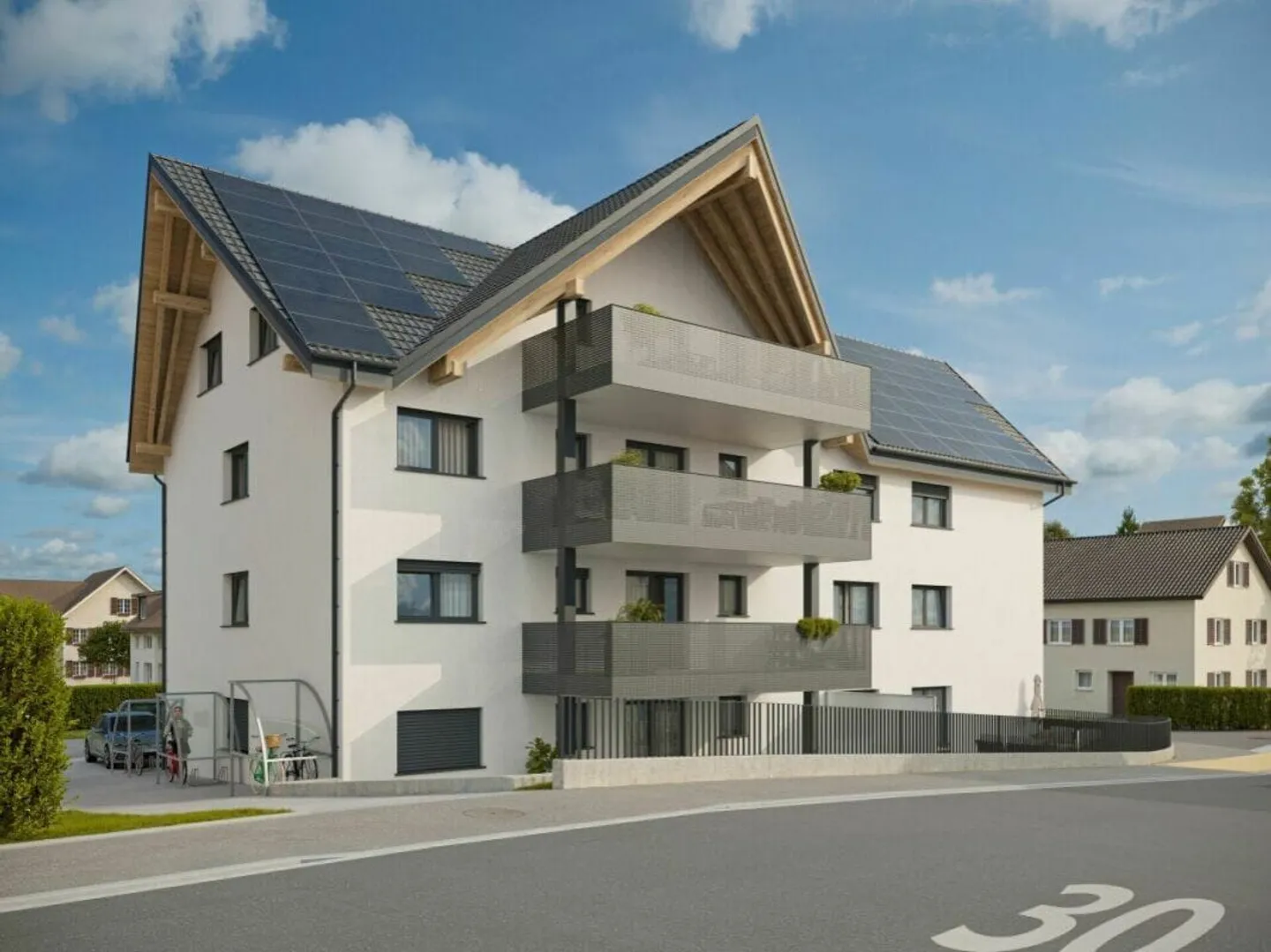 Appartamento nuovo 3.5 locali con balcone al 1° piano - Modelli di pagamento flessibili possibili - Affitto con riscatto - Foto 5 di 8