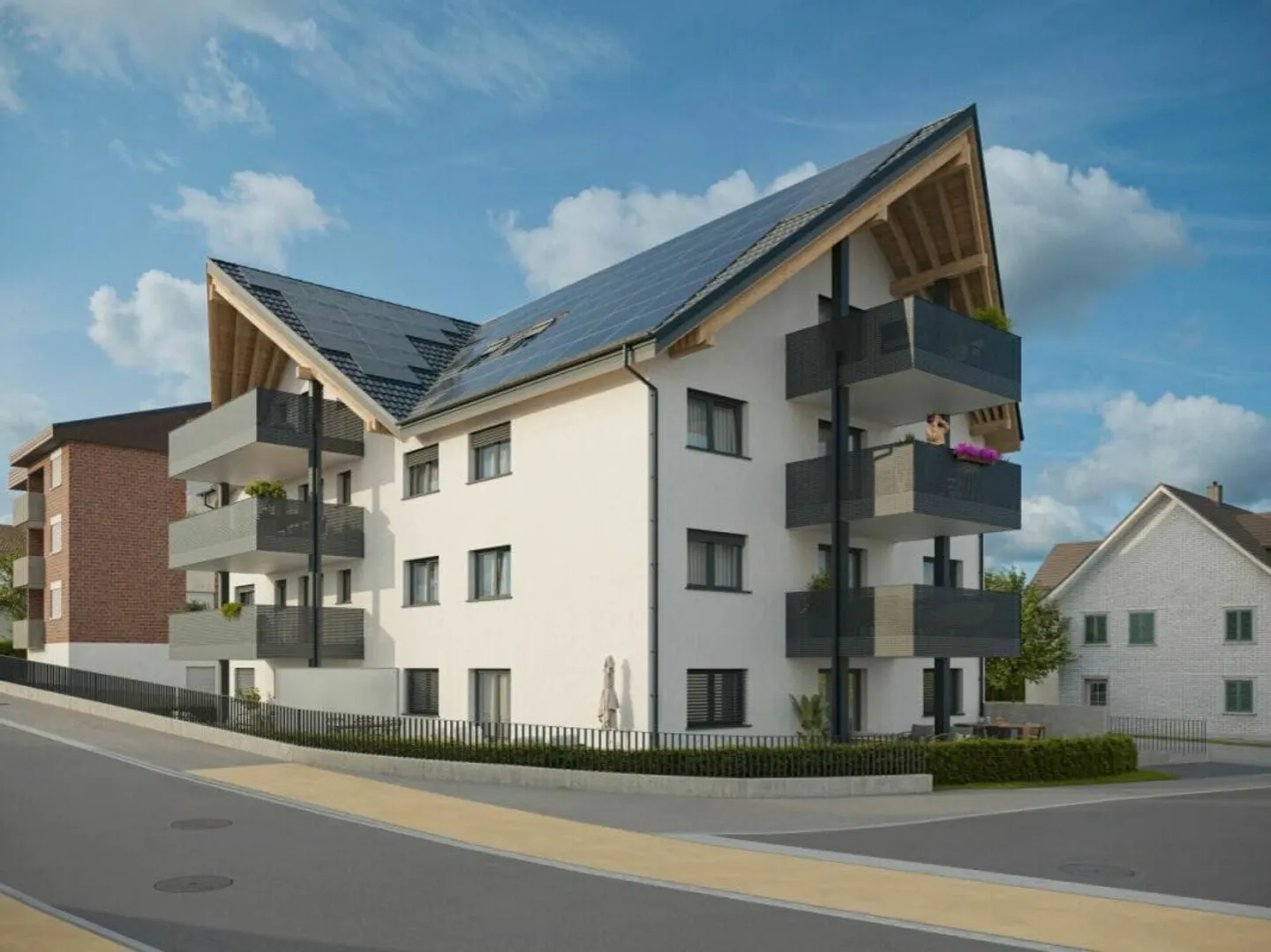 Appartement de jardin 3,5 pièces à Sirnach - grande terrasse - modèles de paiement flexibles - location-achat possible - Photo 9 sur 10