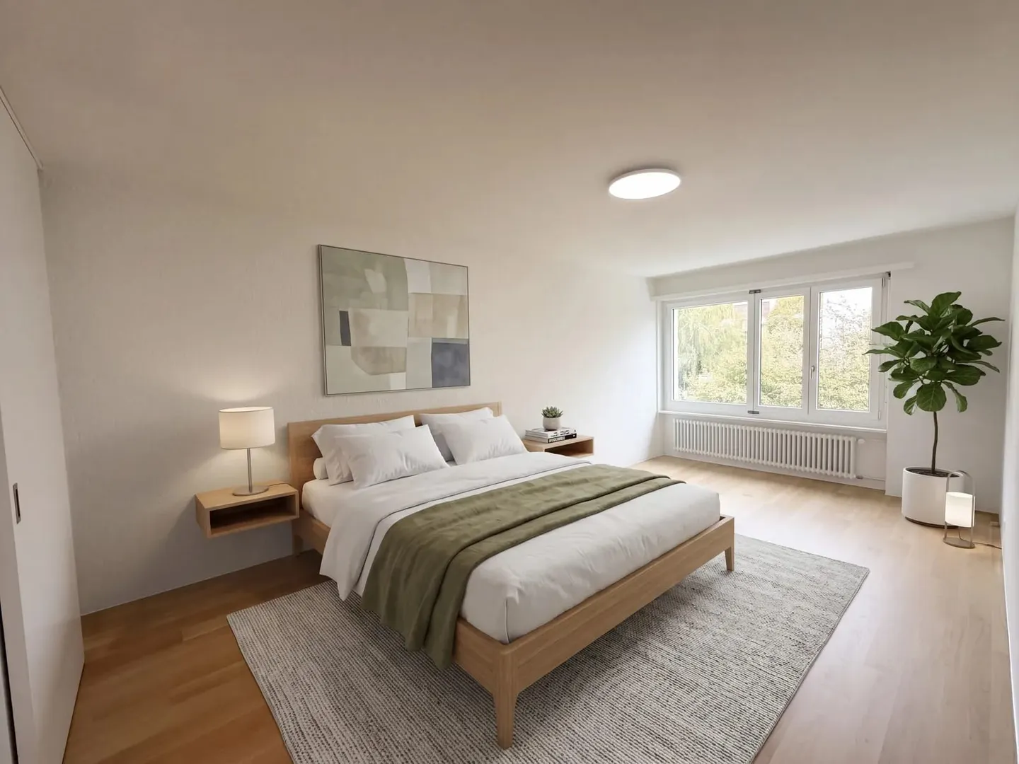 Première occupation : appartement rénové de 6 pièces avec balcon d'angle à Widen à vendre - Photo 7 sur 9
