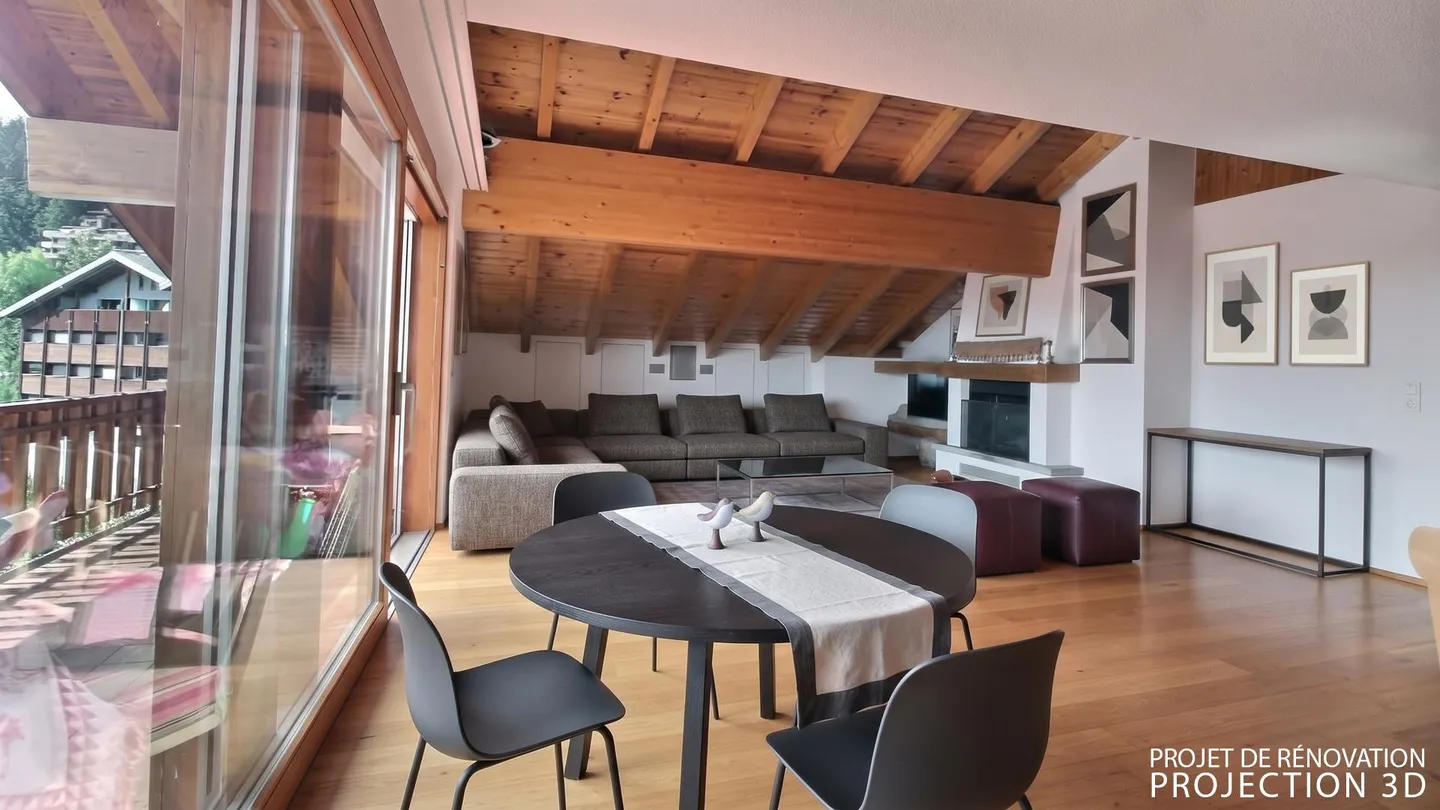 Exklusivität. Crans, Duplex-Penthouse mit 5,5 Zimmern und Aussicht - Foto 6 von 13