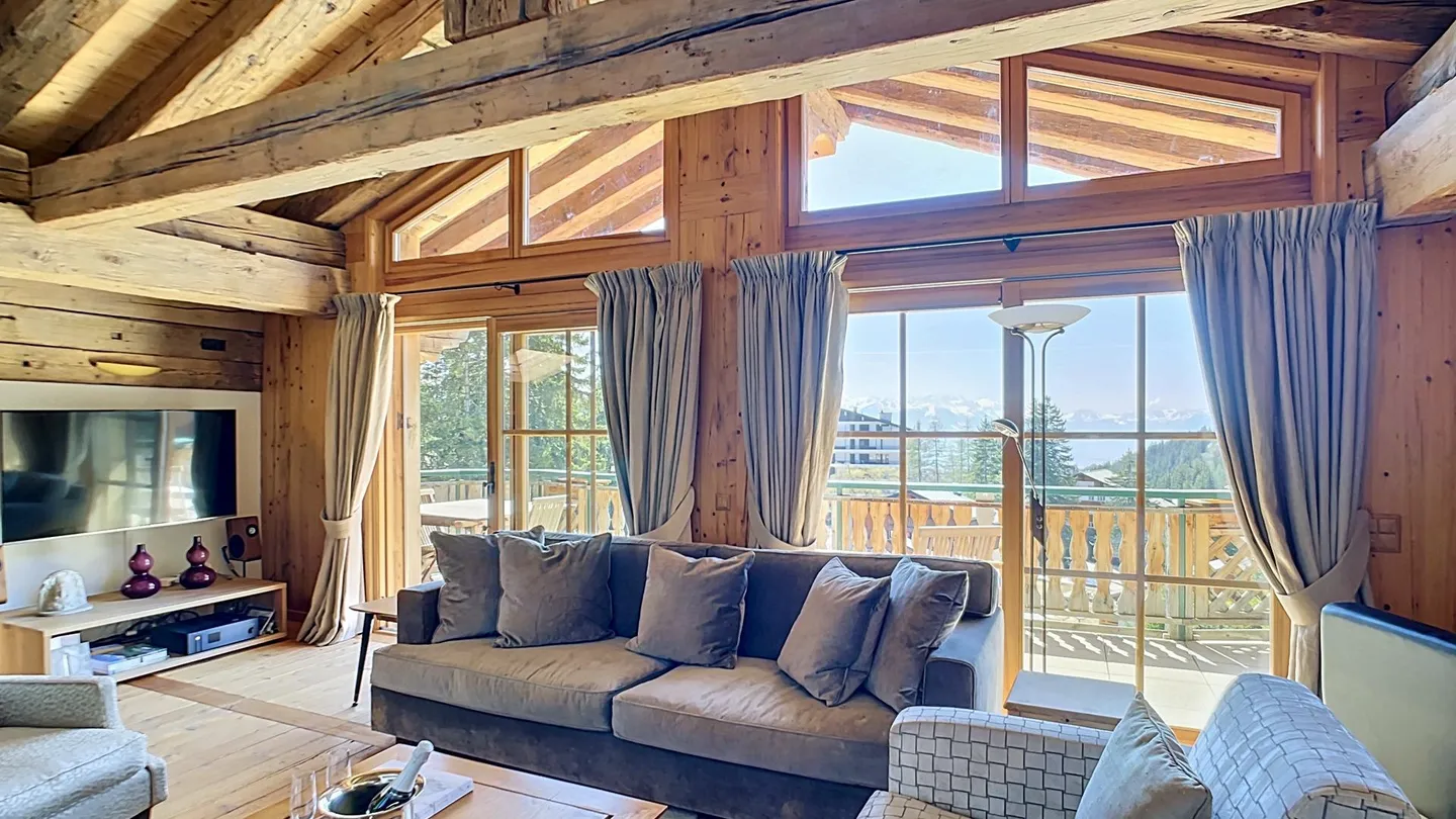 Crans-Montana. Penthouse mit 5,5 Zimmern in der Nähe der Skilifte - Foto 1 von 13