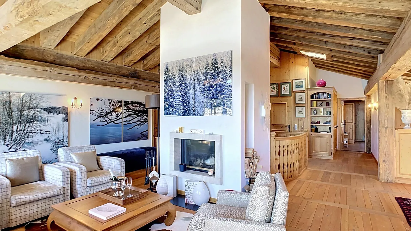 Crans-Montana. Penthouse mit 5,5 Zimmern in der Nähe der Skilifte - Foto 5 von 13