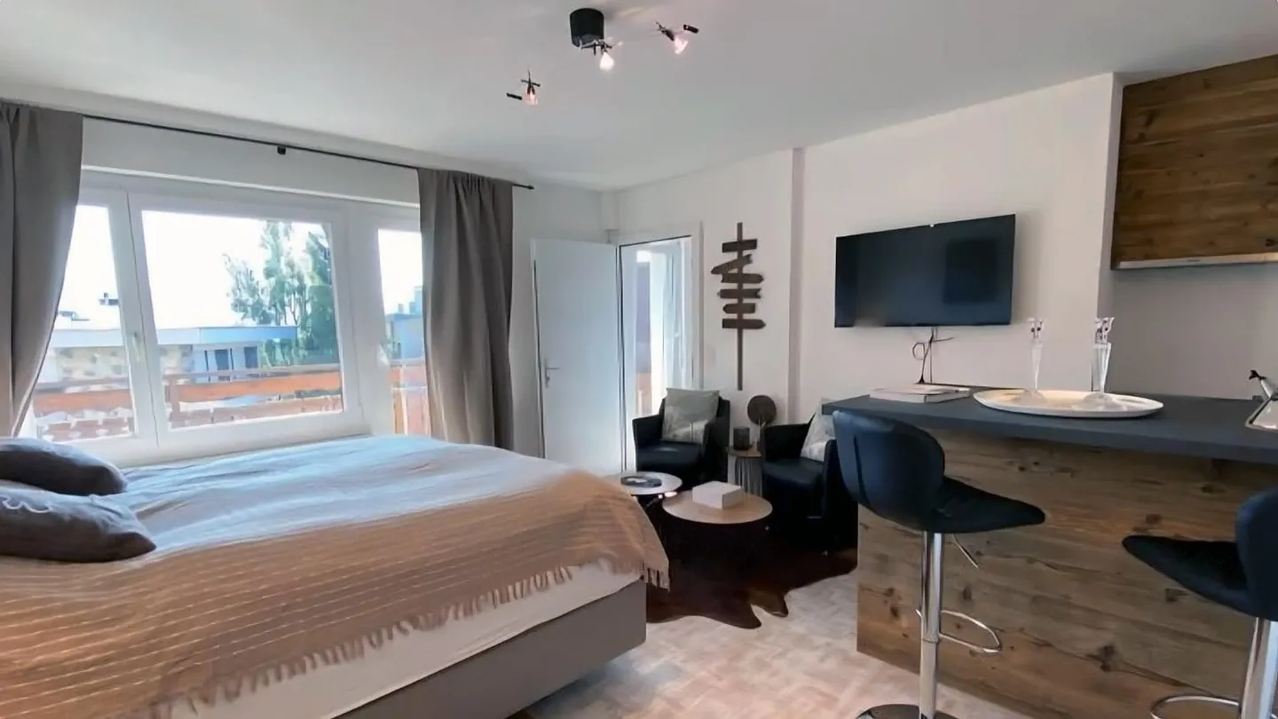 Exklusivität. Crans Zentrum. Vollständig renoviertes Studio im Dachgeschoss - Foto 5 von 10