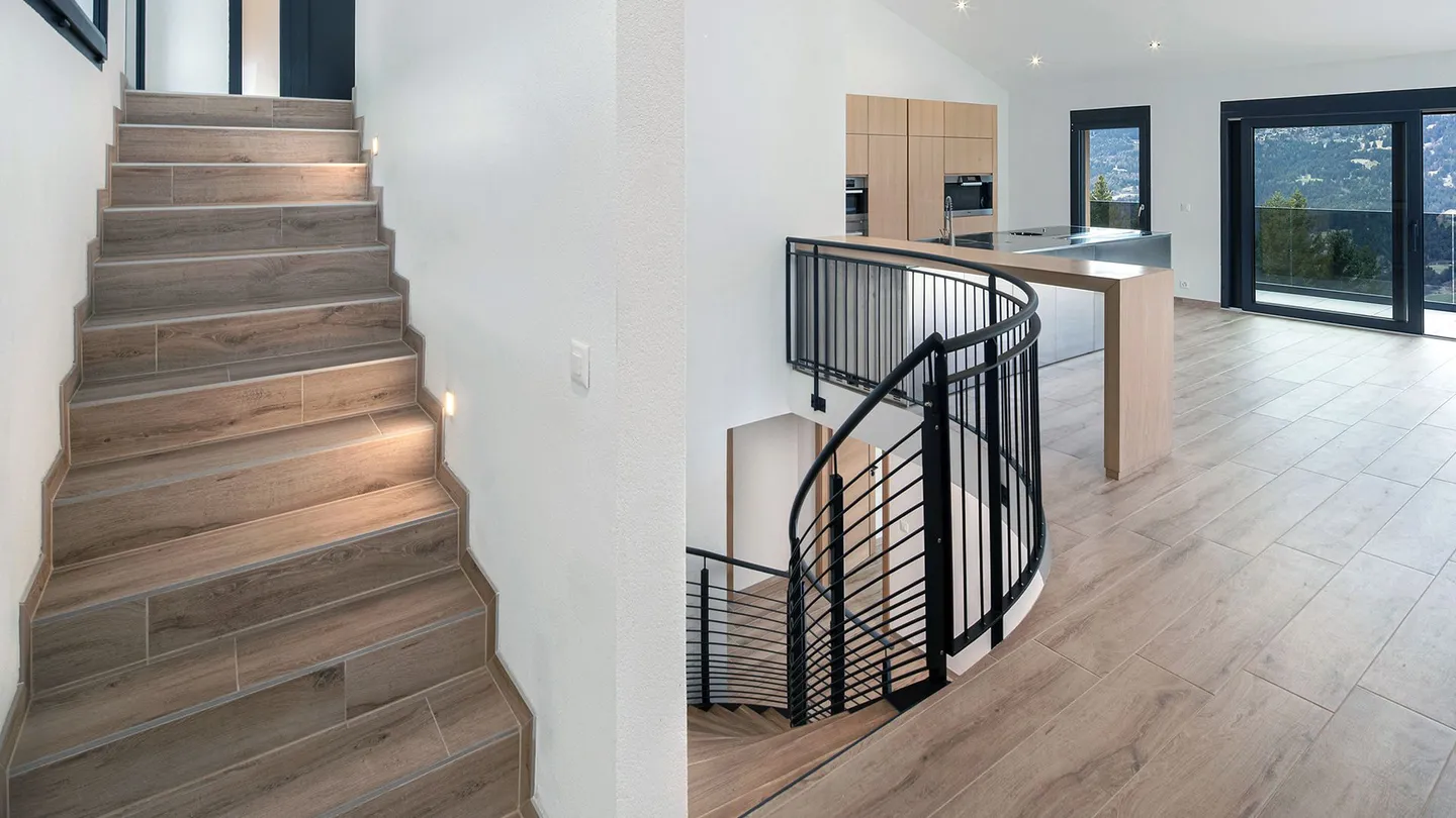 Crans-Montana. Nuova casa unifamiliare di 5,5 locali dallo stile decisamente contemporaneo - Foto 7 di 13