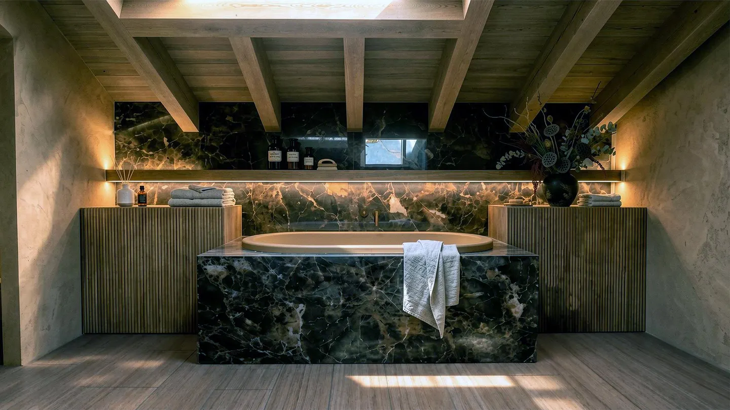 Exklusivität. Crans, im Bau: Luxus-Chalet mit Innenpool - Foto 12 von 13
