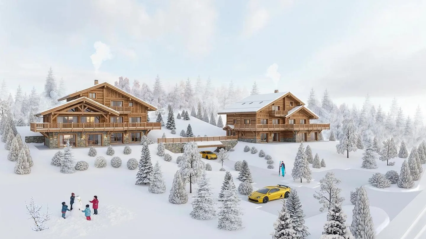 Exclusivité. Crans, en cours de construction : chalet de luxe avec piscine intérieure - Photo 10 of 11
