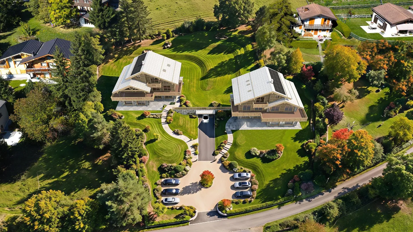 Exclusivité. Crans, en cours de construction : chalet de luxe avec piscine intérieure - Photo 11 of 11