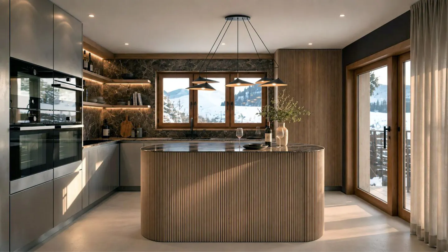 Exklusivität. Crans, im Bau: Luxus-Chalet mit Innenpool - Foto 6 von 13