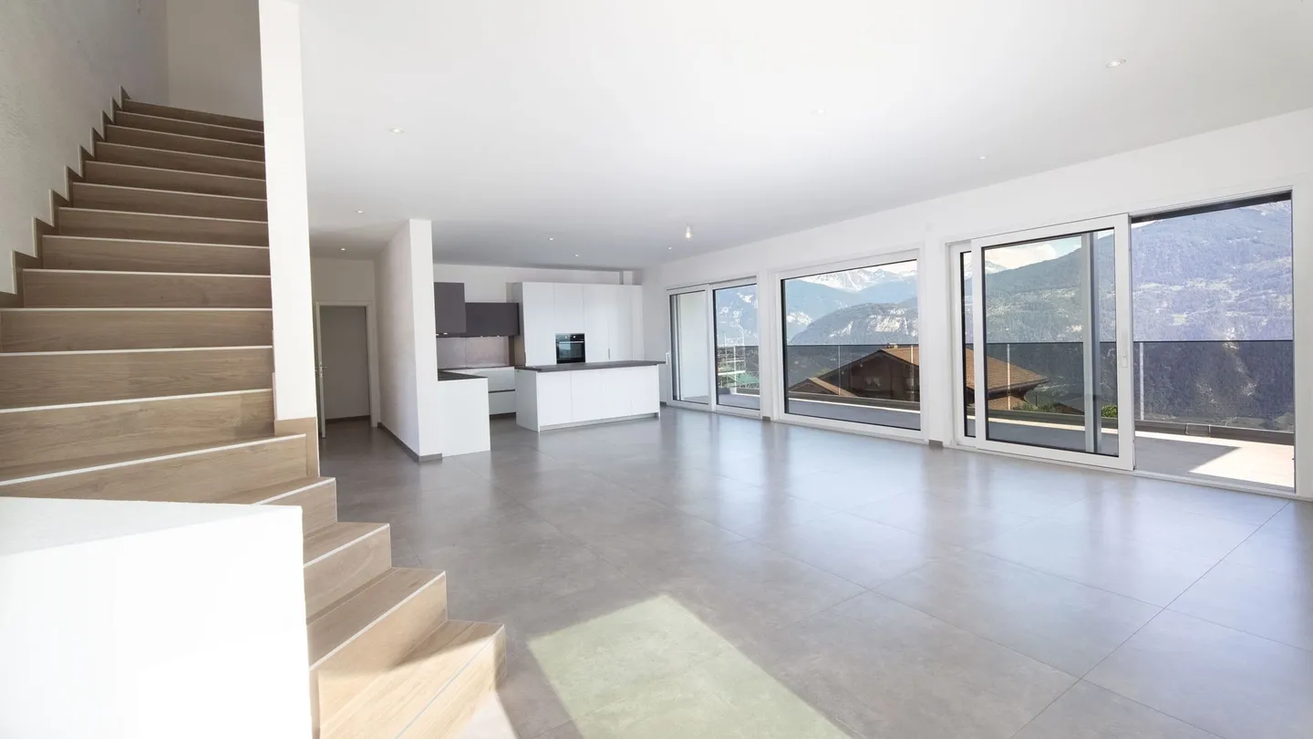 A pochi minuti da Crans-Montana. Chermignon. Villa contemporanea di 5,5 locali con vista sulle Alpi - Foto 5 di 12