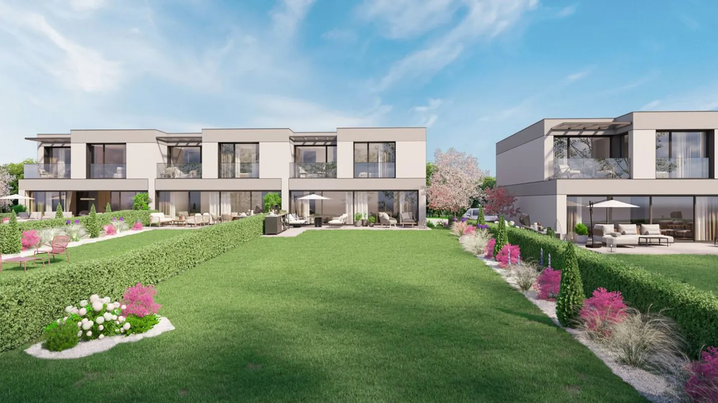 Heiliges Land, neue Minergie-Promotion, zeitgenössische Doppelvilla - Foto 1 von 4