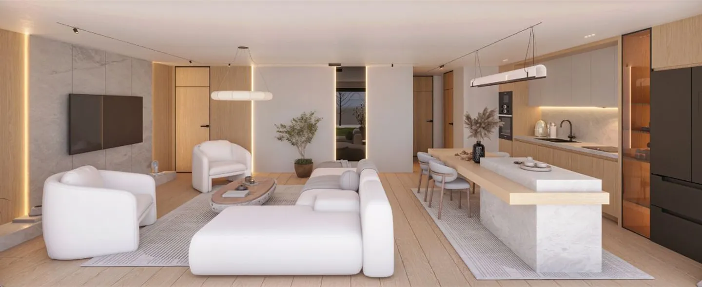 Villa jumelle contemporaine Minergie - Photo 3 sur 4