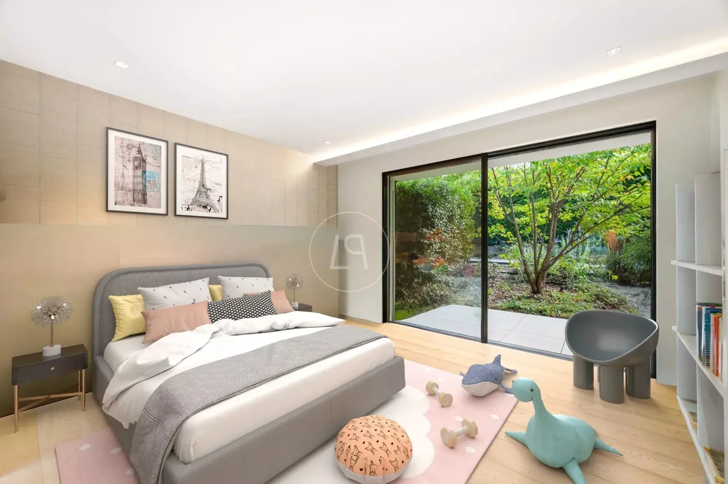 Villa contemporaine d'exception, vue et accès privé au lac,rive gauche - Photo 12 sur 13