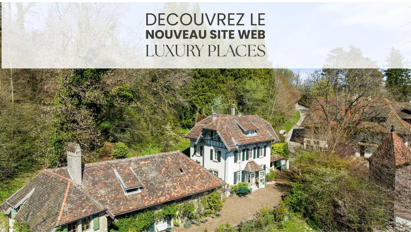 Casa padronale di carattere con annessi e vista sul lago alle porte di Rolle - Foto 1 di 13