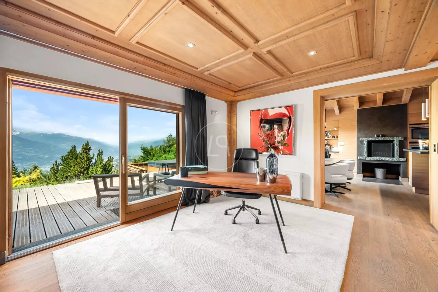 Superbo chalet con vista panoramica a Crans/Lens - Foto 10 di 13