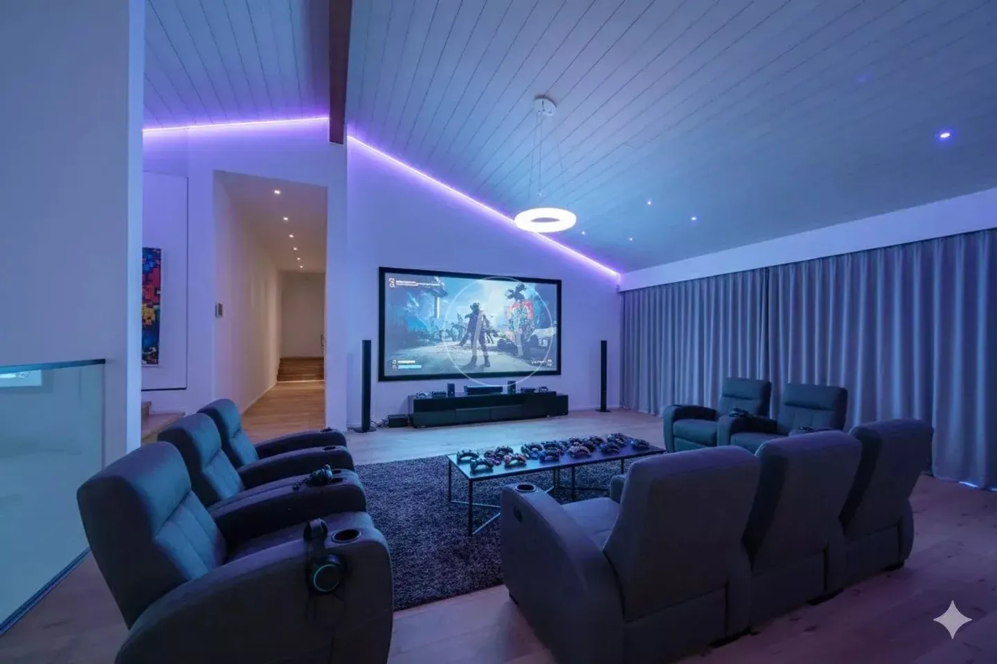 Villa für Autosammler mit SPA und Innenpool - Foto 4 von 13