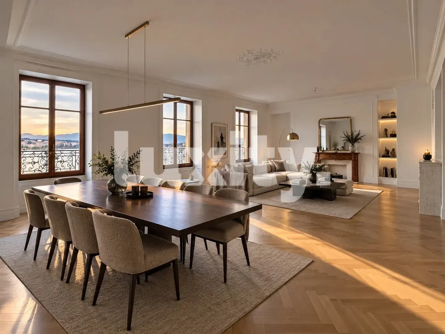 EXCEPTIONAL APARTMENT FACING THE JET D'EAU - Photo 2 of 3
