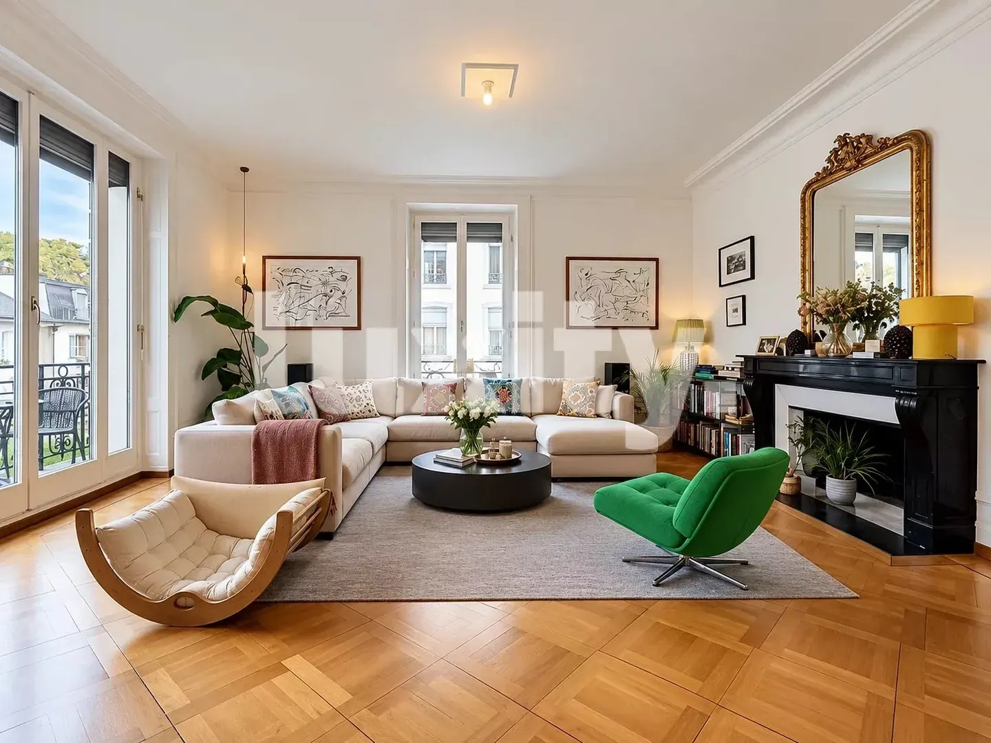 Elegante Haussmann-Wohnung in der Nähe der Altstadt - Foto 1 von 3