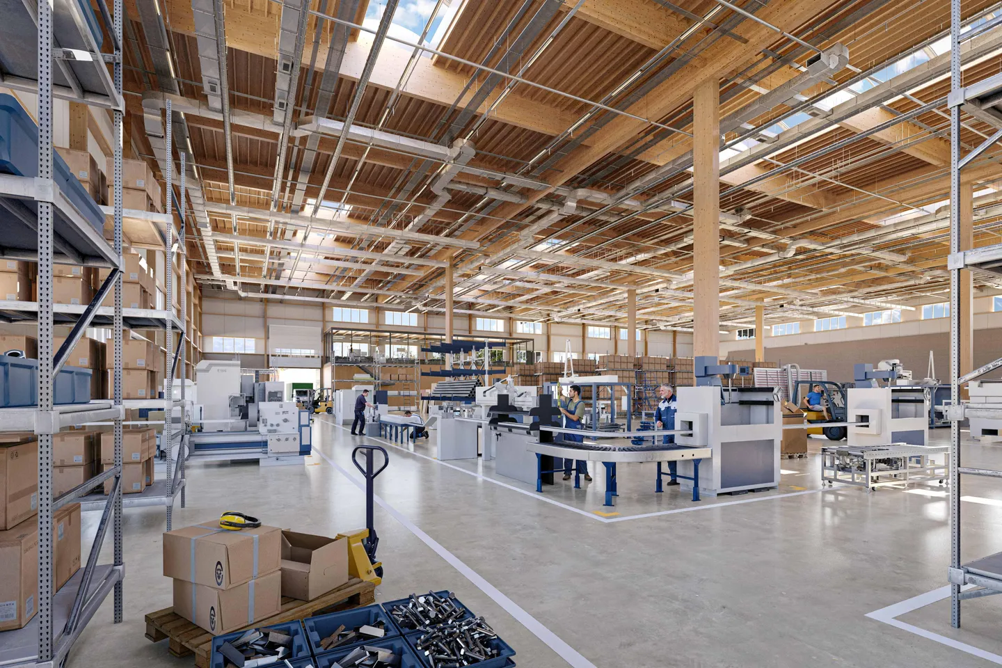 Newly built industrial hall with 5000 m² approved & flexible use - Photo 3 of 3